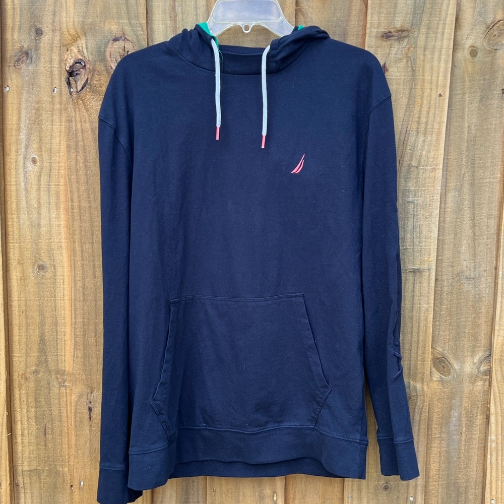 Nautica Navy Men’s Blue Hoodie Size Large